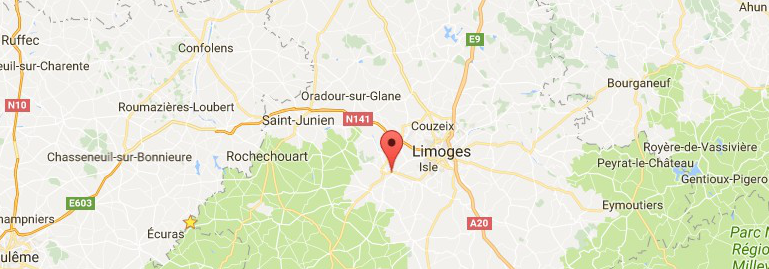 Localisation projet Aixe-Sur-Vienne