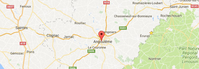 Localisation projet Angoulème