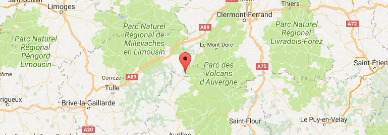Localisation projet Bort-les-Orgues