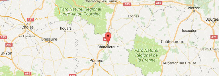 Localisation projet Chatellerault