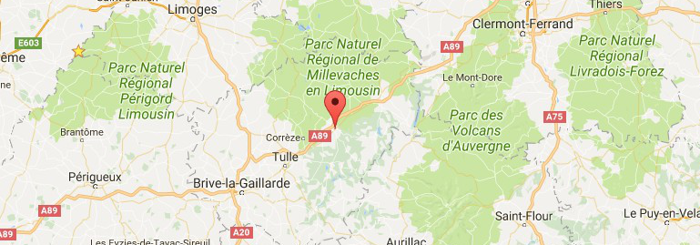 Localisation projet Egletons