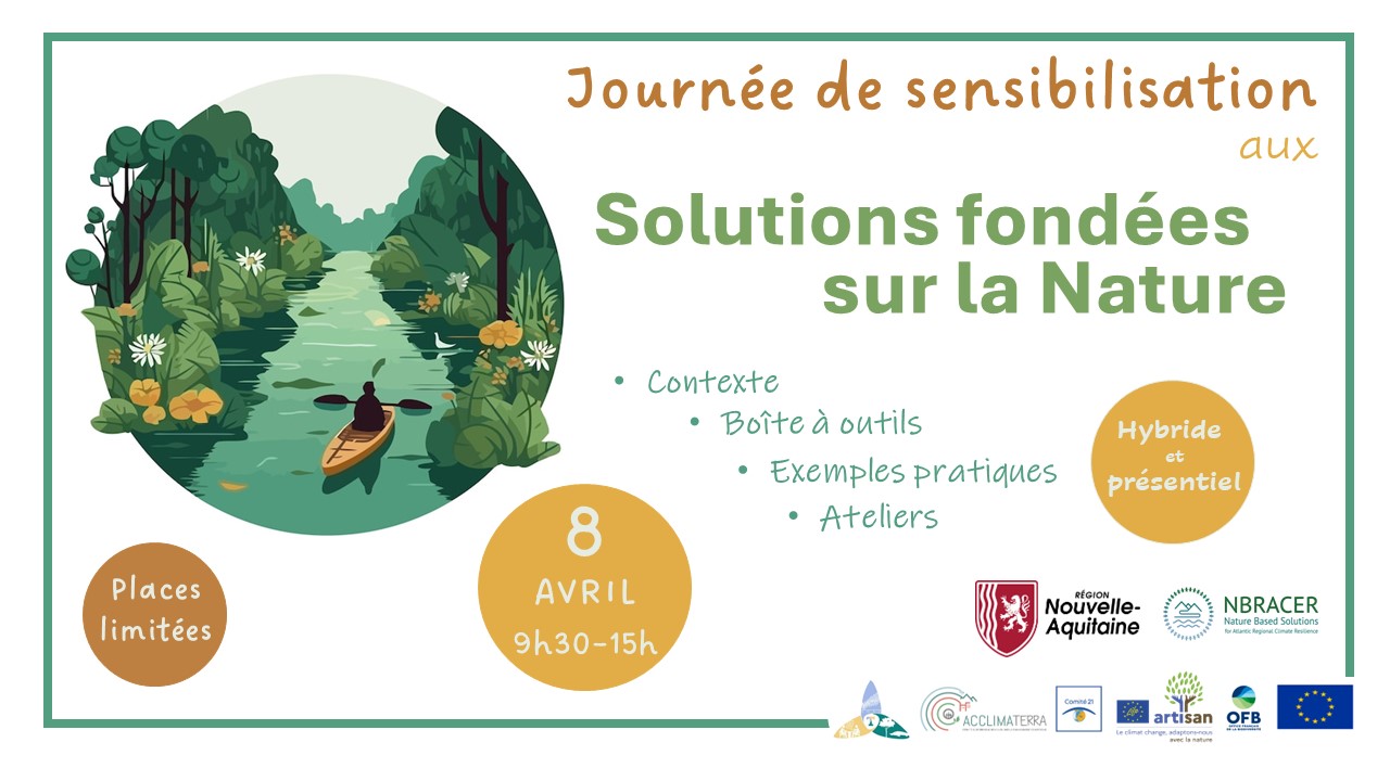 Journées de sensibilisation sur les solutions fondées par la nature en Nouvelle-Aquitaine