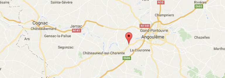 Localisation projet Nersac