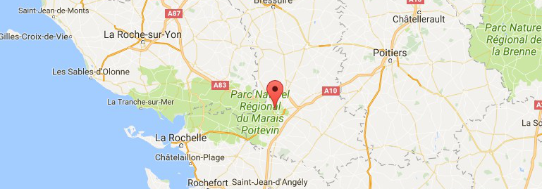 Localisation projet Niort