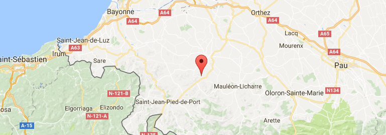 Localisation projet Ostabat-Asme