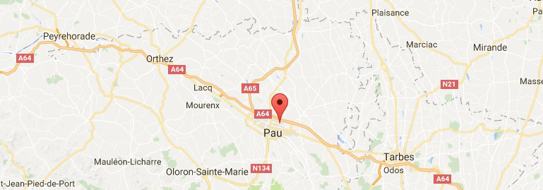 Localisation projet Pau