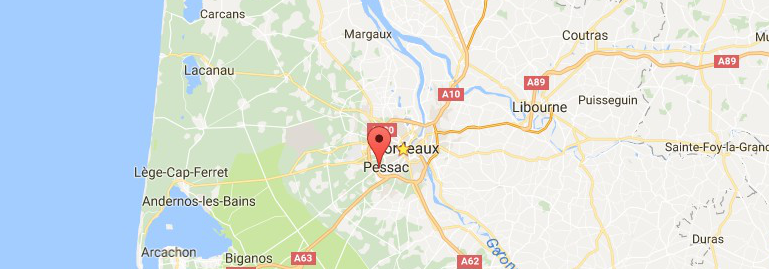 Localisation projet Pessac