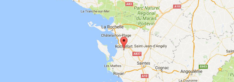Localisation projet Rochefort