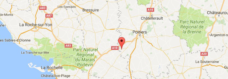 Localisation projet Rouillé