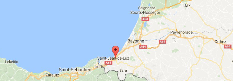 Localisation projet Saint-Jean-de-Luz
