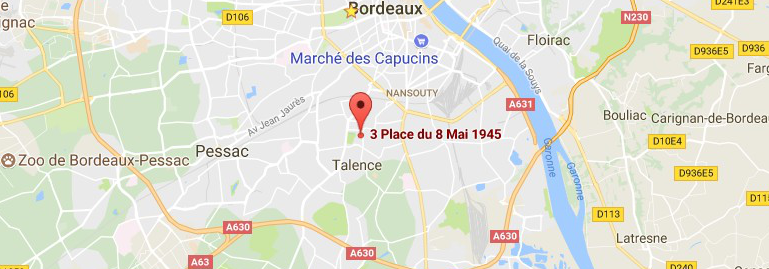 Localisation projet Talence
