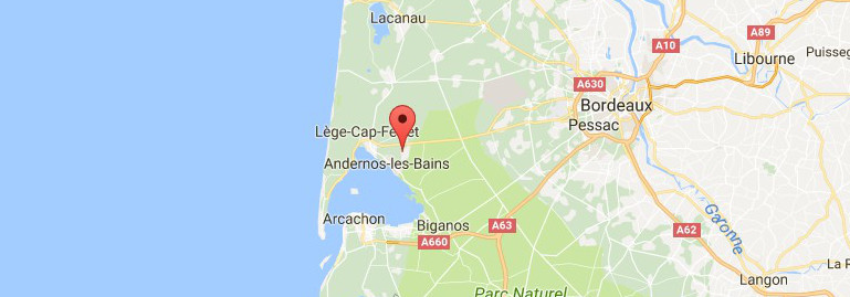 Localisation Andernos