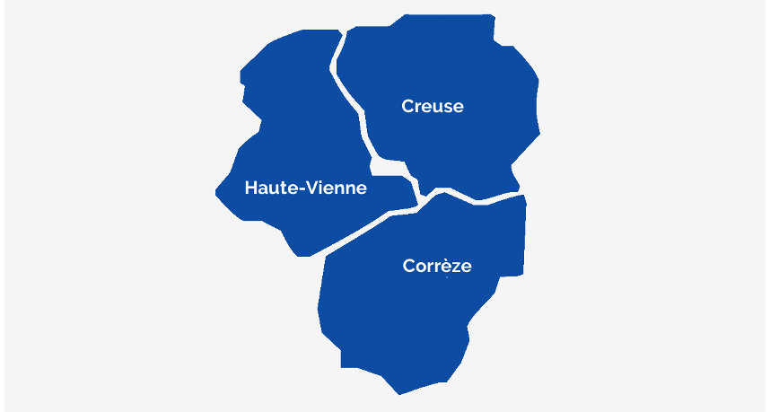 Carte Limousin