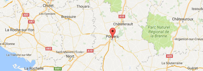 Localisation projet Poitiers