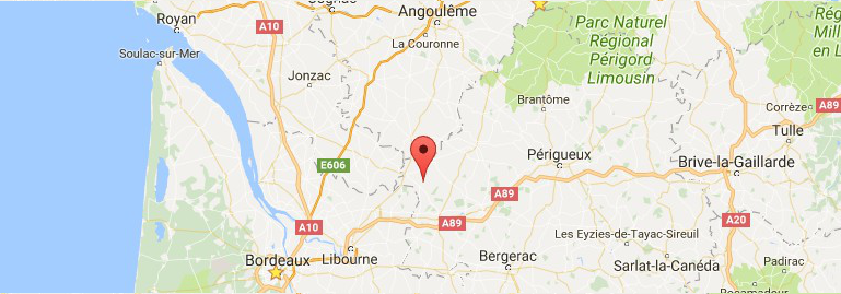 Localisation projet Roche Chalais