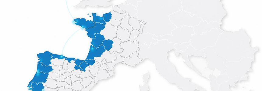 Carte Interreg Atlantique